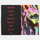 モチベーションフリースブランケット フリースブランケット (正面(横))