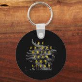 モチベーションモダン引用文と前向き文字 キーホルダー (正面)