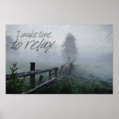 モチベーションリラックスの肯定の時間 ポスター (正面)