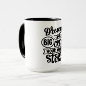 モチベーションレタリング引用文マグカップ マグカップ (正面左)