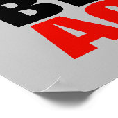 モチベーション信じがサッカーを目指す ポスター (角)