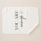 モチベーション前向きあなたが十分な引用文 シェルパブランケット (正面(横))