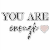 モチベーション前向きあなたが十分な引用文 シール (正面)