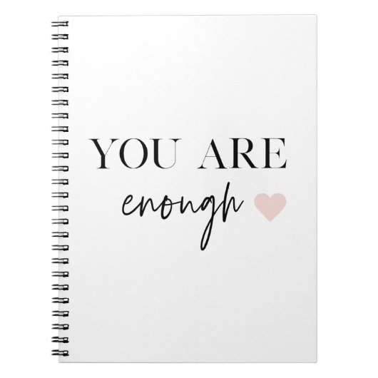 モチベーション前向きあなたが十分な引用文 ノートブック (正面)