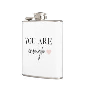 モチベーション前向きあなたが十分な引用文 フラスク (左)