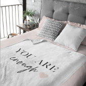 モチベーション前向きあなたが十分な引用文 フリースブランケット