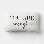 モチベーション前向きあなたが十分な引用文 ランバークッション (正面)