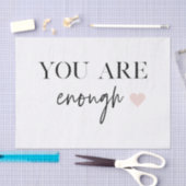 モチベーション前向きあなたが十分な引用文 薄葉紙 (クラフト)