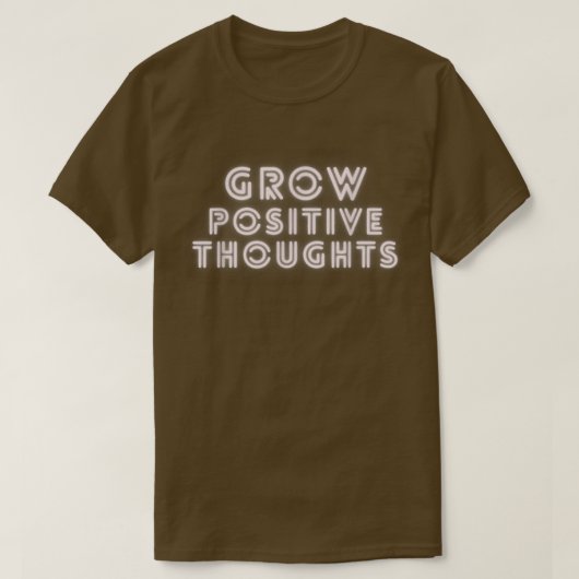 モチベーション前向きシャツを考え始める Tシャツ (デザイン正面)