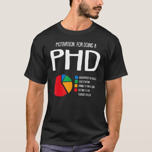 モチベーション博士チャート卒業候補 Tシャツ (正面)