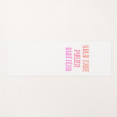 モチベーション句 ヨガマット (正面(横))