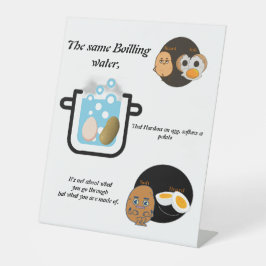 モチベーション台 台座サイン