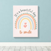 モチベーション名言アート1 - キャンバスプリント (インサイチュ (ウッドフロア))