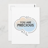 モチベーション大切文字メッセージ ポストカード (正面/裏面)