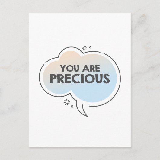 モチベーション大切文字メッセージ ポストカード (正面)