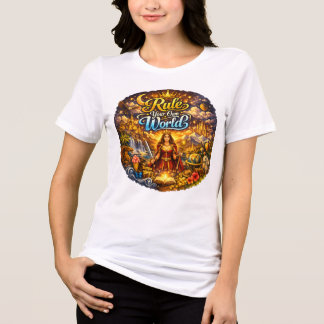 モチベーション女子ホワイトTシャツ トライブレンドTシャツ