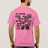 モチベーション実在、ワールストレンツコーチ Tシャツ (裏面)