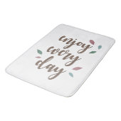 モチベーション引用文インスパイア羽の文字 バスマット (アングル)