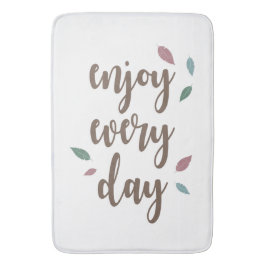 モチベーション引用文インスパイア羽の文字 バスマット