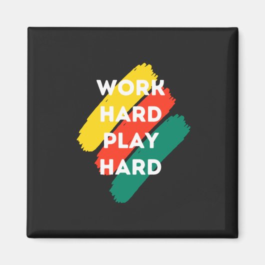 モチベーション引用文ファッション及び前向き文字 マグネット (正面)