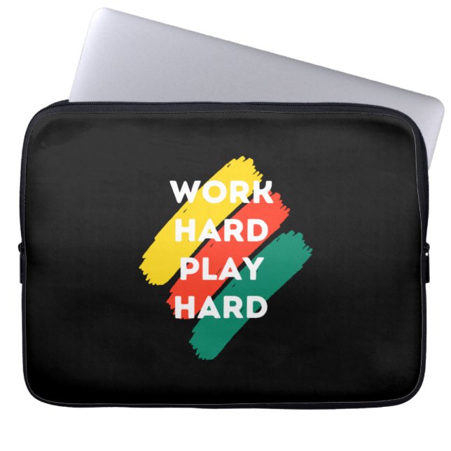 モチベーション引用文ファッション及び前向き文字 ラップトップスリーブ (正面)