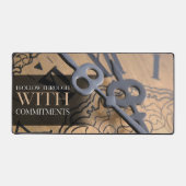 モチベーション後を追の肯定を通して デスクマット (正面)