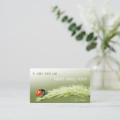 モチベーション心理学および心理療法の専門家 名刺 (スタンド正面)