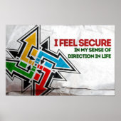 モチベーション感じの確認を確保する ポスター (正面)