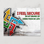 モチベーション感じの確認を確保する ポストカード (正面)