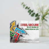 モチベーション感じの確認を確保する ポストカード (スタンド正面)