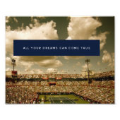 モチベーション感動的サクセステニスポーター フォトプリント (正面)