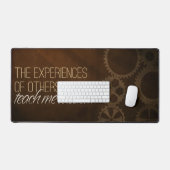 モチベーション教えの肯定「経験の知恵」 デスクマット (キーボード&マウス)
