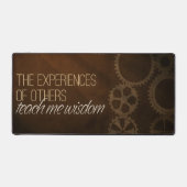 モチベーション教えの肯定「経験の知恵」 デスクマット (正面)
