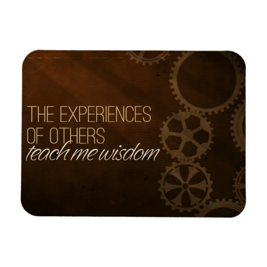 モチベーション教えの肯定「経験の知恵」 マグネット (横)