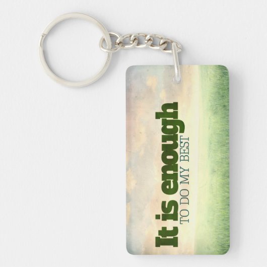 モチベーション最高の肯定 キーホルダー (正面)