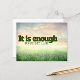 モチベーション最高の肯定 ポストカード