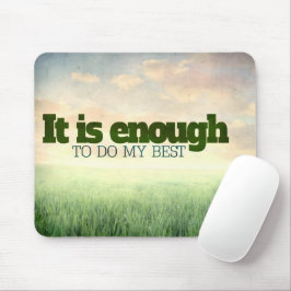 モチベーション最高の肯定 マウスパッド