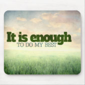 モチベーション最高の肯定 マウスパッド (正面)