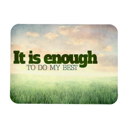 モチベーション最高の肯定 マグネット (横)