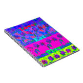 モチベーション溢れる鮮やかな「Eat Love & Play」アートプリント ノートブック (右側)