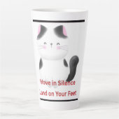 モチベーション猫 カフェラテマグ (正面)