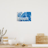 モチベーション肯定「おもしろいに時間を作る」 ポスター (キッチン)