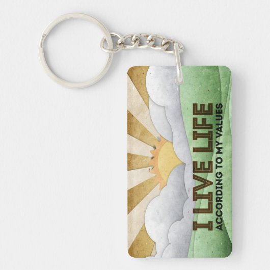 モチベーション肯定 キーホルダー (正面)