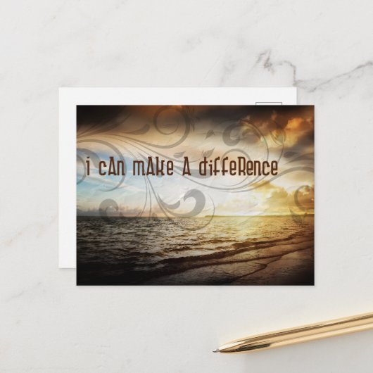 モチベーション肯定 ポストカード (正面/裏面インサイチュ)