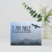 モチベーション肯定 ポストカード (スタンド正面)