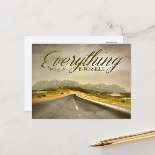 モチベーション肯定 ポストカード (正面/裏面インサイチュ)