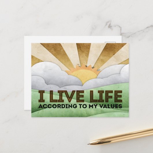 モチベーション肯定 ポストカード (正面/裏面インサイチュ)