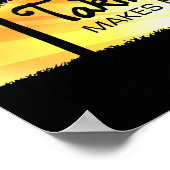 モチベーション肯定「時間をかけて笑う」 ポスター (角)