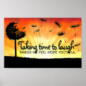 モチベーション肯定「時間をかけて笑う」 ポスター (正面)