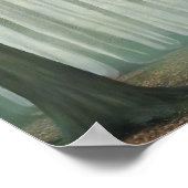 モチベーション肯定「静けさが私を取り巻く」 ポスター (角)